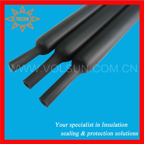 UV resistant dual wall heat shrink tubing